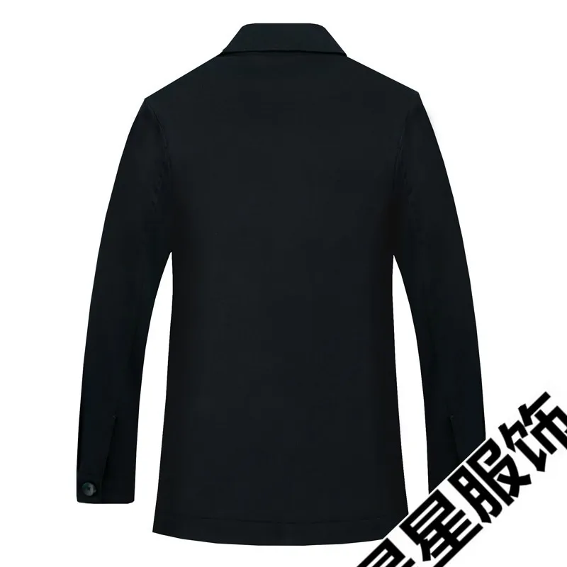 6XL 8XL 5XL men's coat thin spring and autumn seasonal work wear double-sided middle-aged men's jacket work clothes large code