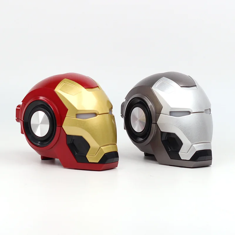 Wireless Bluetooth Speakers Iron Marvel Man Portable mini Hifi 360 Stereo Phone Subwoofer Woofer Sound Bar Iron Man Loudspeak