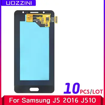 

10 Pcs/Lot Super AMOLED For Samsung Galaxy J5 2016 J510 J510F J510FN J510M J510Y J510G LCD Display Touch Screen Assembly