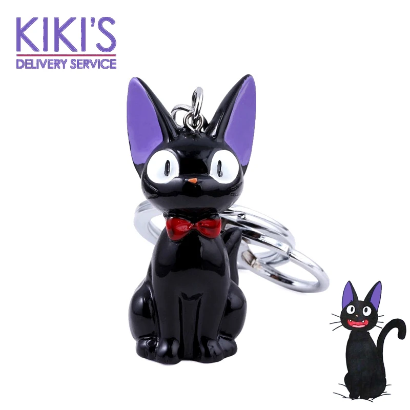 Черный брелок Kiki JiJi кошка Хаяо Миядзаки Кики служба доставки экшн Фигурки