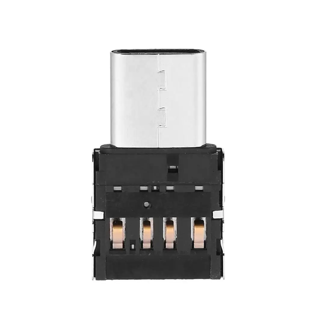

OTG Data Cable Converter Head Adapter Android Silver Micro USB Type-C, General Mobile Phone