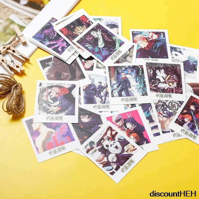 40 шт./компл. мини-открытка из аниме ююютсу кайсен комикс Yuji Itadori Gojou Satoru Lomo карты