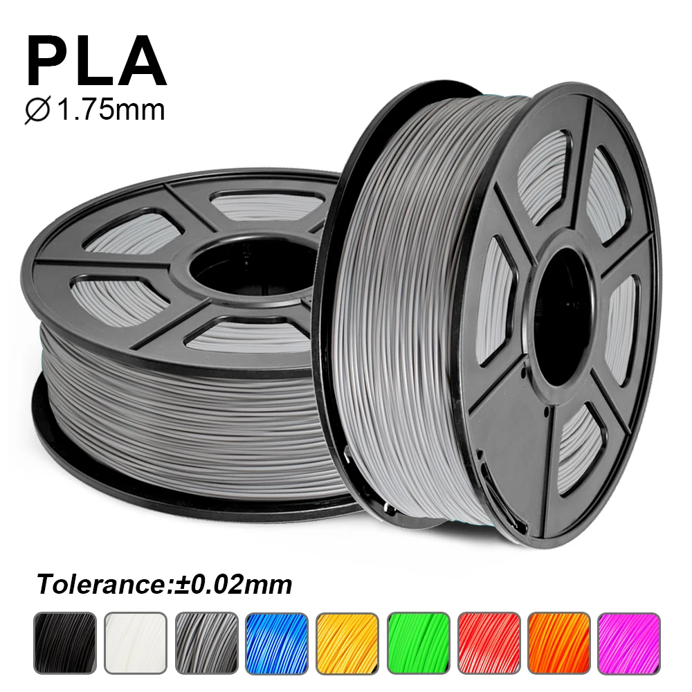 

SUNLU PLA/PLA+Filament For 3D Printer 1.75MM Plastic PLA/PLA PLUS Filament 1KG With Spool 3D Printing Pen Filament Refills