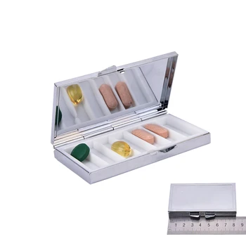 

1pcs 7 Grid Folding Pill Case Container Packing Pill Case For One Week Waterproof Sterile Medicines Organizer Pill Box