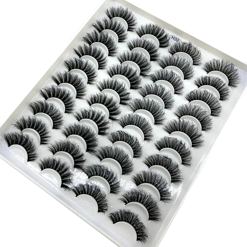 Best Offers 3d Short Mink-Lashes-Pack False-Eyelashes Bulk Natural Long Wispy Wholesales 2/20-Pairs QLXVwZOOA