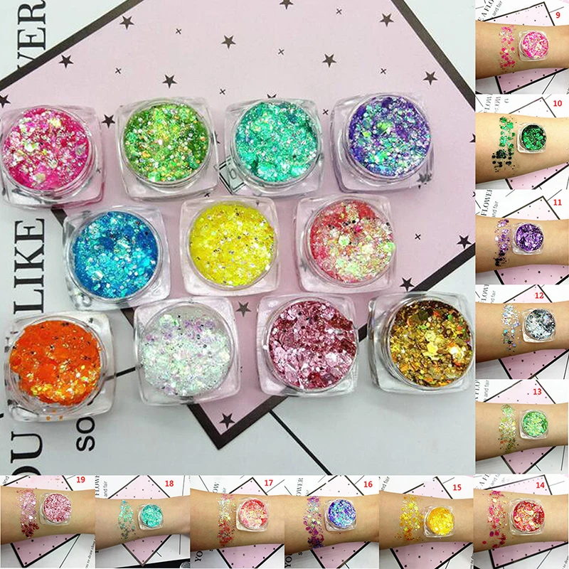 Glitter Face Glow Shimmer Liquid Maquiagem Eye Pigmento Para Os Olhos Mermaid Cream Highlighter Brighten Makeup Hot Sale