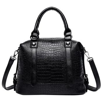 

Solid Color Shoulder Bags Female Designer Black Handbags New High Quality Pu Leather Women Tote Bag Lady Bolsa Feminina #BL2