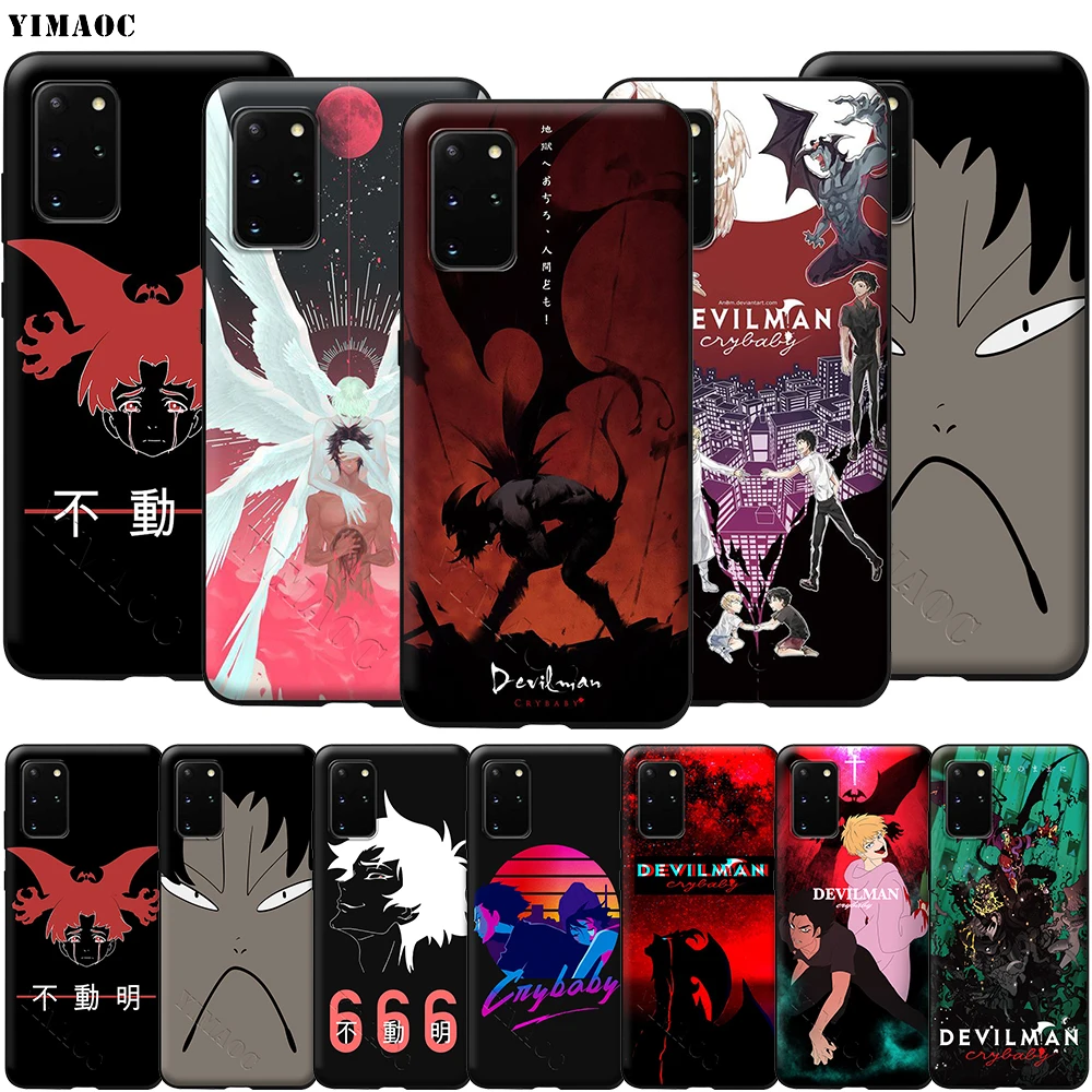 YIMAOC Devilman Crybaby Soft Silicone Case for Samsung Galaxy S6 S7 Edge S8 S9 Plus A3 A5 A6 Note 8 9 | Мобильные телефоны и