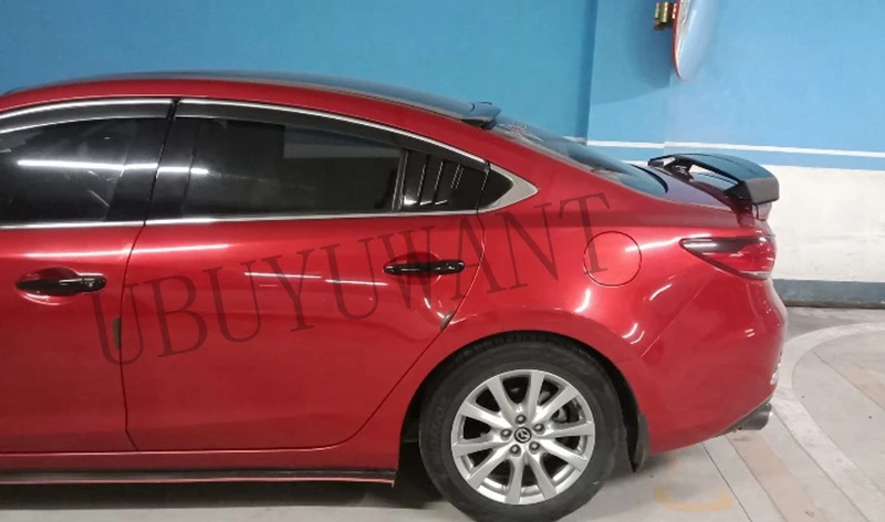 Для Mazda 6 спойлер Atenza 2011- Mazda 6 спойлер Atenza TF ABS Материал заднее крыло праймер цвет задний спойлер