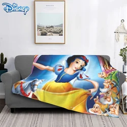 Disney Princess Cartoon Blanket Plush for Kids Adults Print warm Sherpa flannel Bedspread Blanket Throw for Sofa Bed Cover