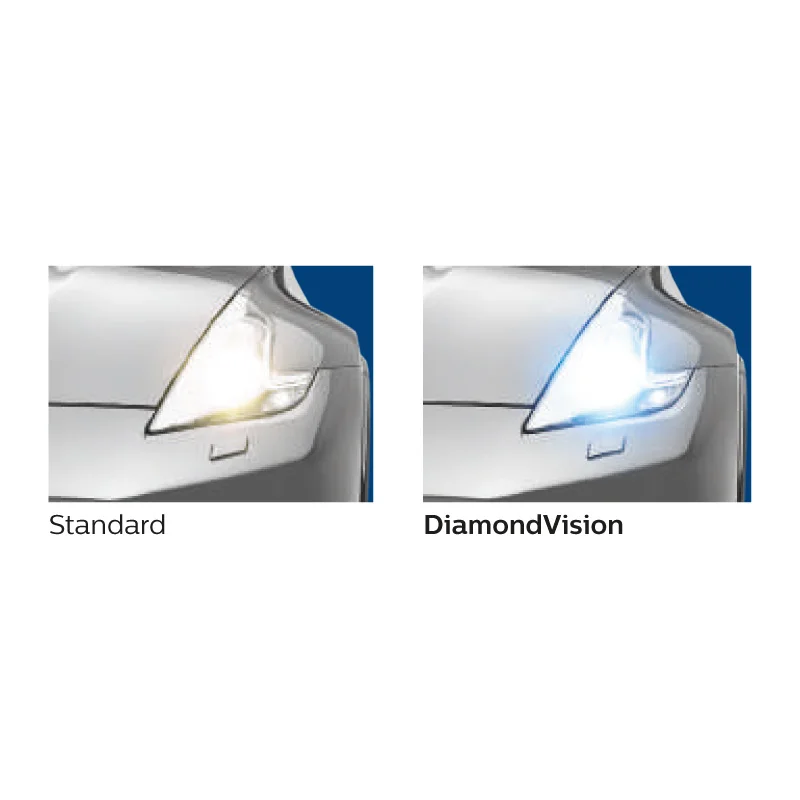 Автомобильные галогенные лампы Philips H1 H4 H7 H8 H11 HB3 HB4 9003 9005 9006 12 В Diamond Vision 5000K|Лампы