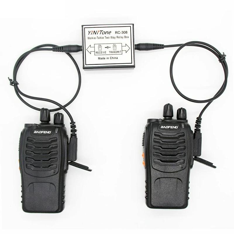 K-head/M-head RC-308 двухстороннее портативное радио реле рация ретранслятор Коробка TK для Baofeng KENWOD TYT аксессуары Новинка