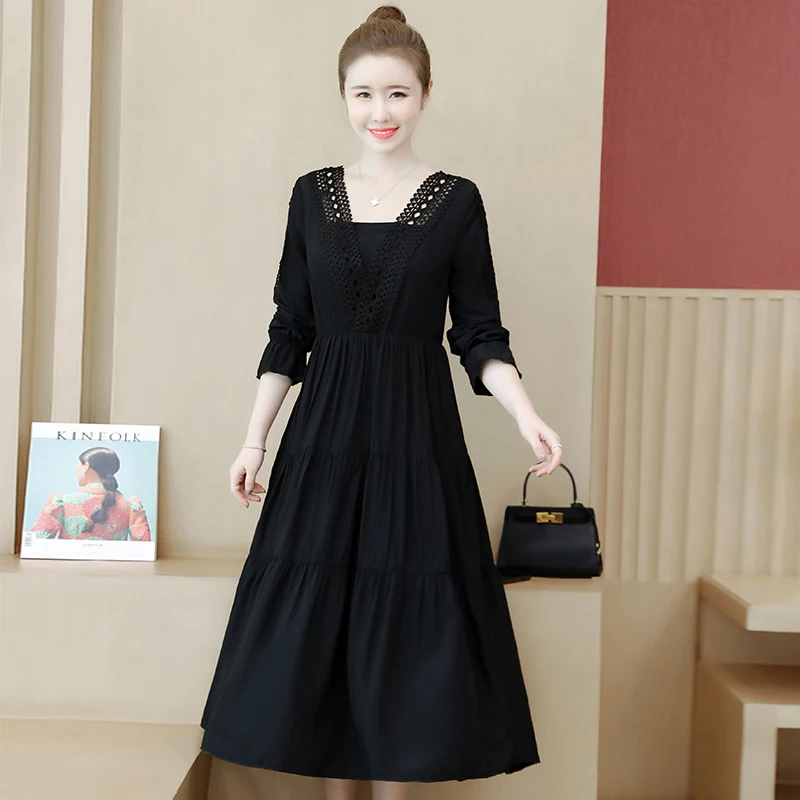 Женское винтажное платье с длинным рукавом белые вечерние платья большого