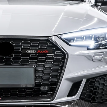 

1pcs For Audi a3 a4 a5 a6 a7 a8 Q3 Q4 Q5 Q6 Q7 b8 b6 Car Front Hood Grille Emblem Badge LED Decorative lights car accessories