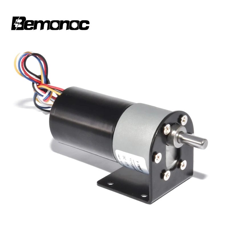 Bemonoc DC бесщеточный мотор редуктор 12 В 24 вольт постоянного тока двигатель с