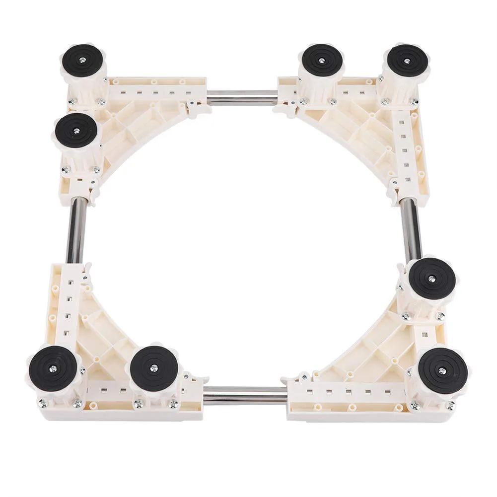 4/8 футов сверхмощное хранилище Универсальное моющее основание машины Регулируемая подставка с колесами держатель холодильника бытовая техника
