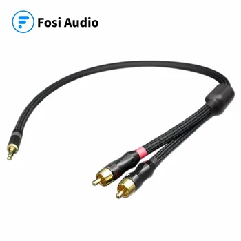 

HiFi Stereo 3.5mm to 2RCA Audio Cable AUX RCA Jack 3.5 Y Splitter for Amplifiers Audio Home Theater Cable RCA Oxygen-free Copper
