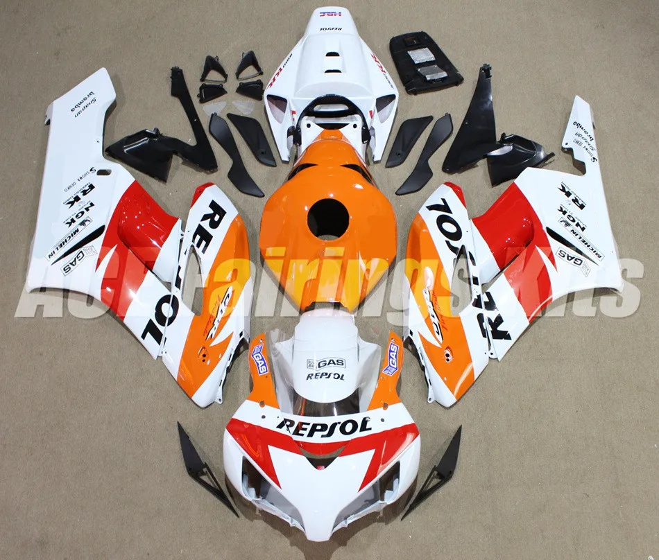 Топ(литье под давлением) ABS полный обтекатель комплект Подходит для Honda CBR1000RR 04 05 2004 2005 Обтекатели набор на заказ крутой стиль Repsol