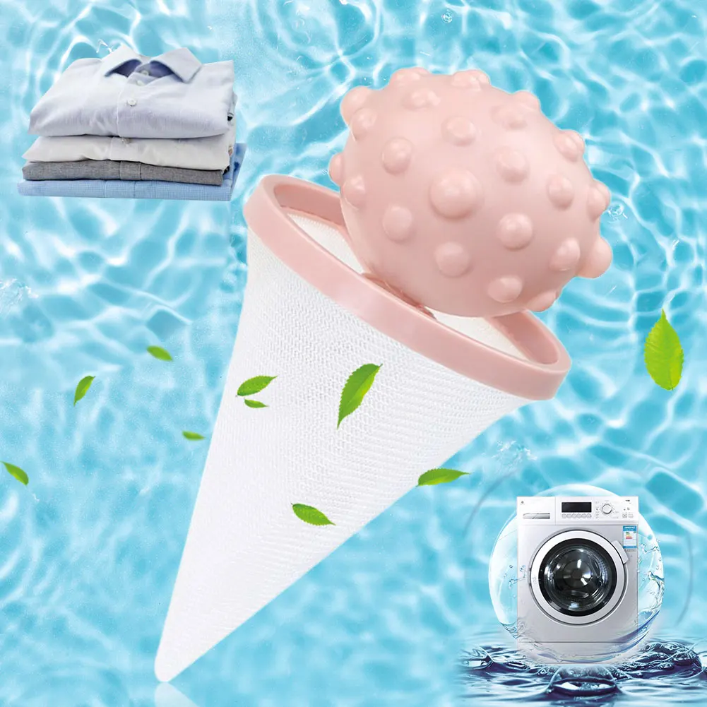 Removal Household Laundry Hair Catcher Filter Pouch Lint Mesh Bag Pet Fur Floating Washing Machine Collect Accessories Reusable