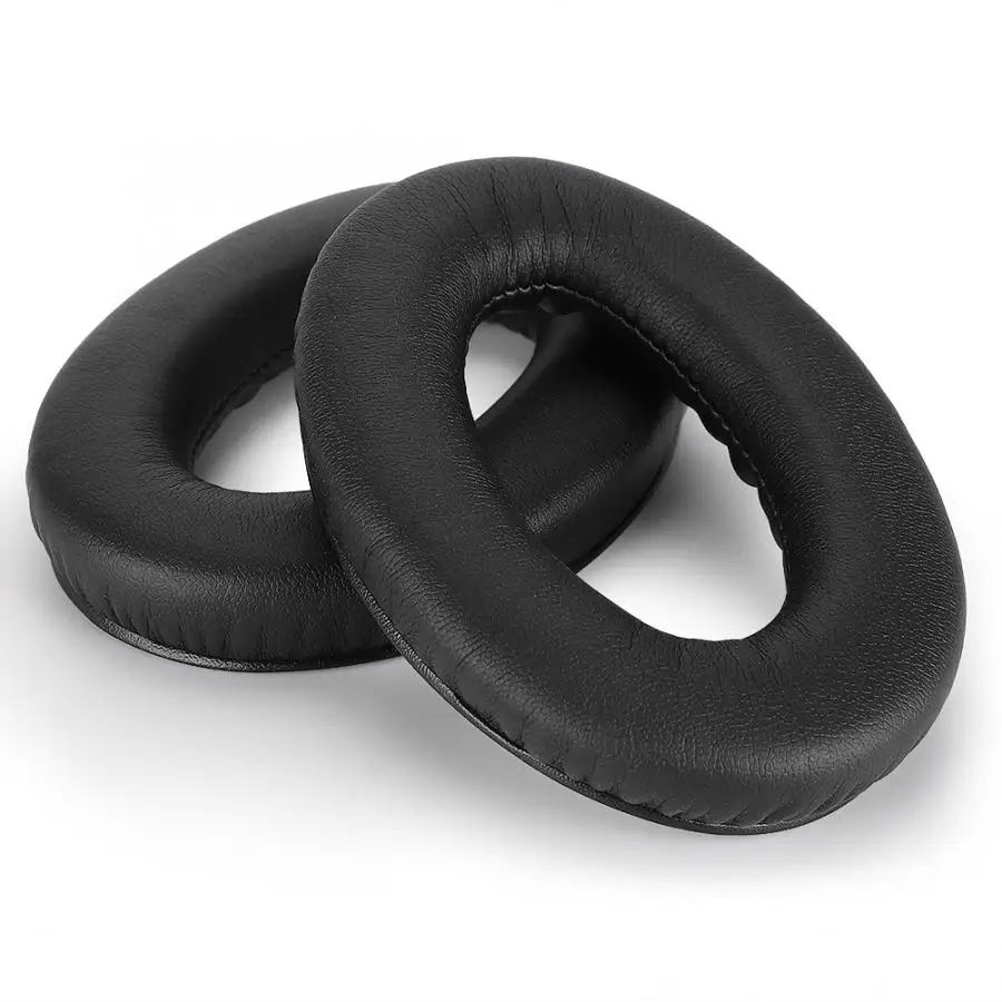 Горячая Черный 2 шт. Белковая кожа пены памяти губка гарнитура наушники вкладыши