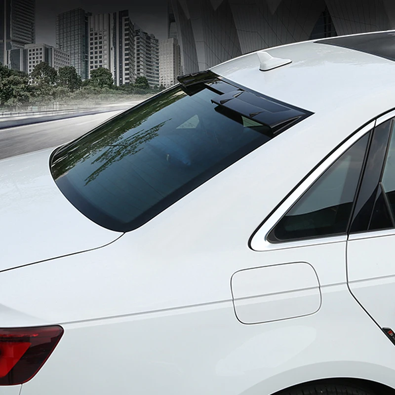 Carманго для Audi A4 S4 B9 автомобильный Стайлинг заднее украшение лобового стекла хромированная крышка рамка накладка наклейка внешние аксессуары