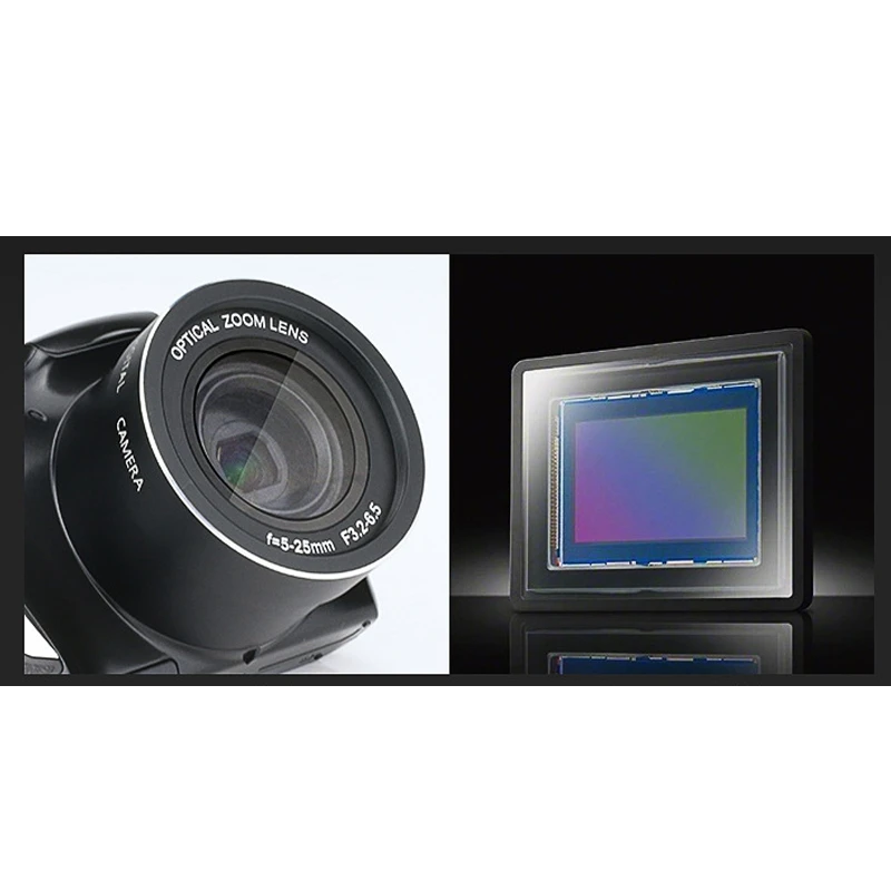 Digital Camera 3.5 Inch Display HD Digital Camera 24MP Single Optical Zoom Digital Camera