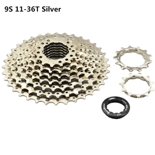 Sunracing CSM990 9 speed 11-40T 11-36T черная/Серебристая велосипедная кассета fit Shimano SRAM переходник маховика для GS SGS Derailleur качество