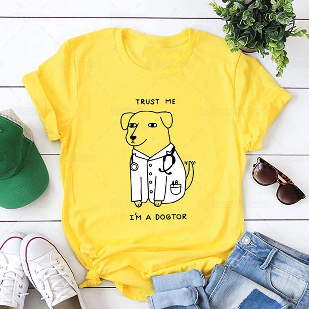 Забавный дизайн, футболка Trust Me I'm A Dogtor Humor, футболка для любителей собак, подарок, футболки, большие размеры