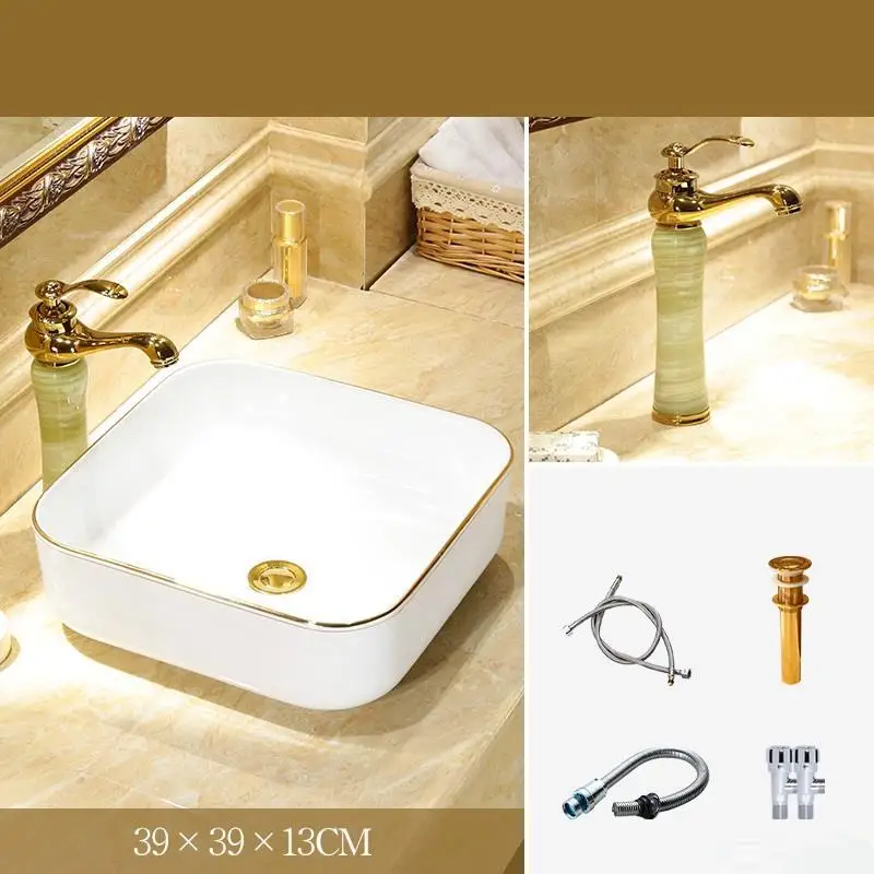 Version E Cuba Bagno Bacia De Lavagem Para Waschbecken Lavatorio Banyo Evier умывальник раковина для ванной Lavabo Pia Banheiro умывальник - Цвет: Version E