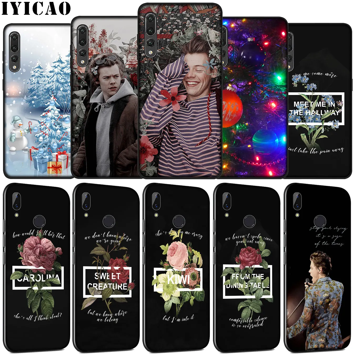 Harry Styles One Direction 1D Soft Silicone Phone Case for Huawei P30 P20 Pro P10 P9 Lite Mini 2017 2016 Cover P Smart Z 2019 | Мобильные