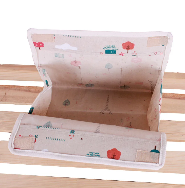 Zakka Creative Cotton Linen Fabric Tissue Box Multi-functional Six Bags of Paper Towel Paper Extraction Box Desktop Storage Box