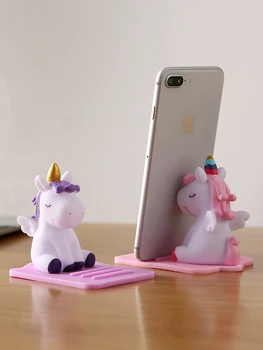 

vanzlife Pink Girl Heart Desktop Adjustable Phone Holder Cartoon Creative PVC Soft Glue Cute Lazy Tablet Mount