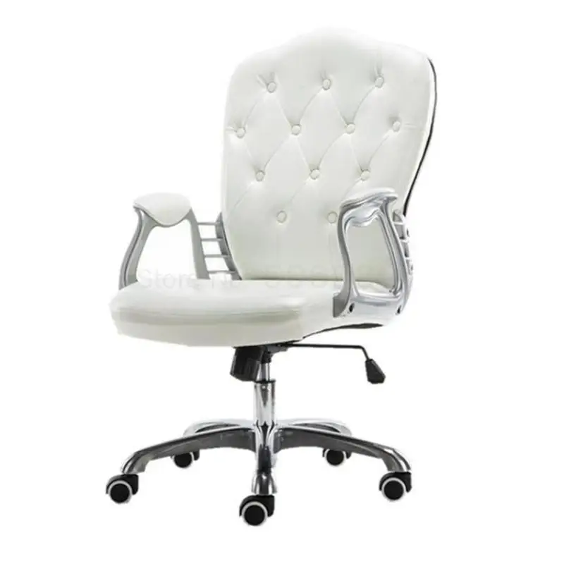 

European Computer Chair Fashion Anchor Chair Household Study Lifting Rotating Office Chair Writing Desk Chair Concise