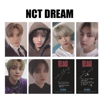 

6Pcs/Set Kpop Nct Dream Reload Kihno Version Photocard Self Made Autograph Photograph Cards