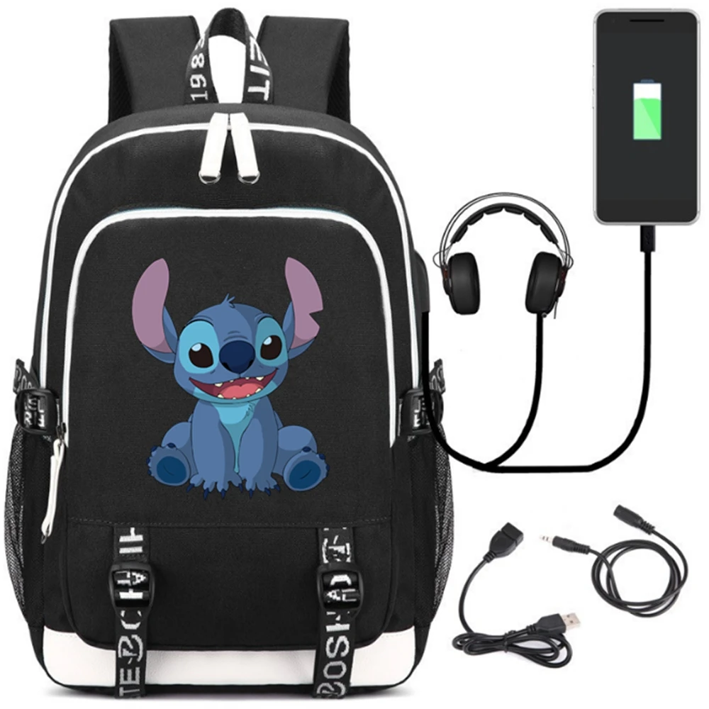 USB Charing Mochila стежка сумки школьный портфель с анимэ Путешествия стежка рюкзаки школьные сумки для девочек подростков Sac Dos рюкзак для ноутбука