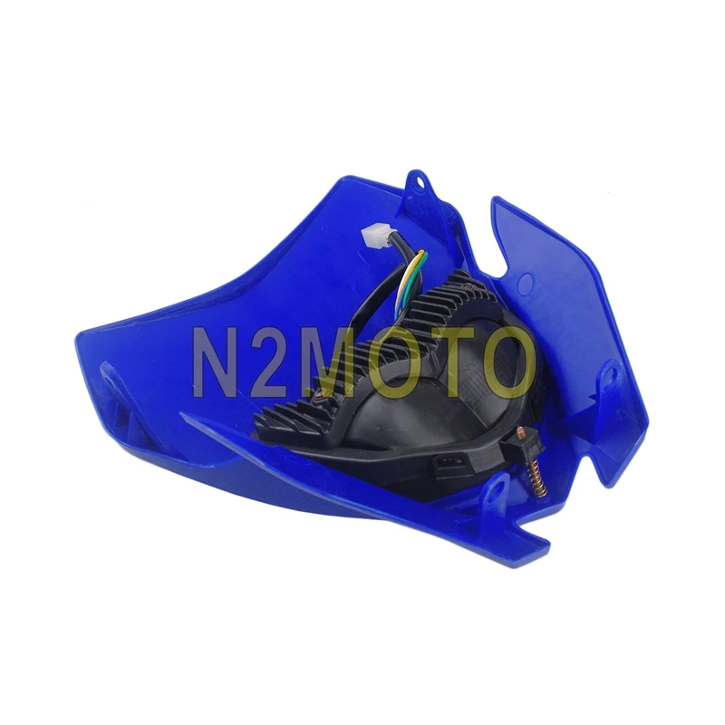 Мотоцикл H4 фара для Yamaha WR250 WR450 TTR WR эндуро супермото Байк фары для мотокросса обтекатель Универсальный налобный фонарь