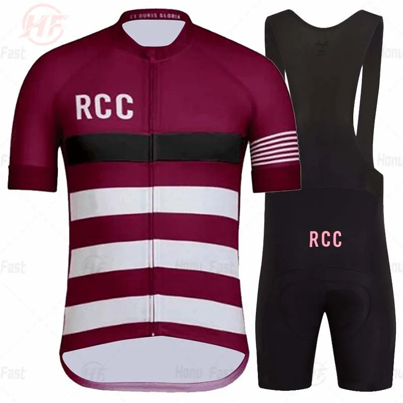 Breathable Cycling Clothing for Men, Short Sleeve, Rcc Jersey Set, Custom Road Bike Training Wear, Maillot Ropa Ciclismo Hombre 3