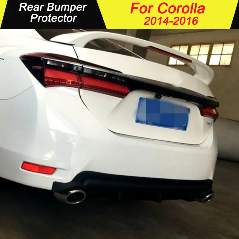 Диффузор, губа на задний бампер для Toyota Corolla задний бампер диффузор защитные бамперы обвес для Toyota Corolla