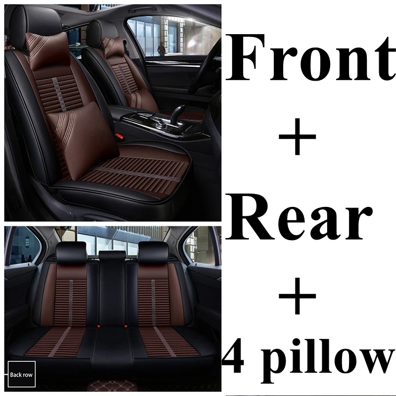 Dingdian авто чехол для Toyota Corolla Auris Yaris avensis t25 Hilux Pruis FJ Cruiser Prado Vios Matrix автомобильные аксессуары - Название цвета: black coffee luxury
