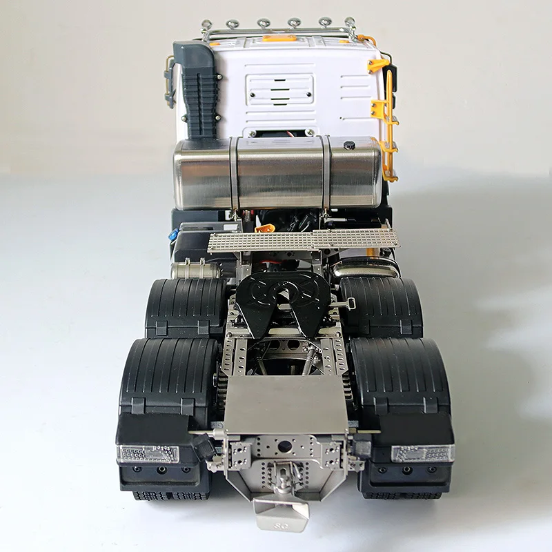 RC буксировочная головка 1:14 6*6 полный привод тяжелый буксировочный шасси кронштейн нагрузки дифференциальный замок мост буксировочная головка