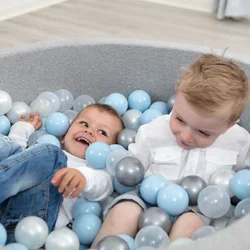 Lot de 50 balles colorées écologiques en plastique souple, boule d'océan amusante pour bébé, jouets de fosse de piscine d'eau, boule de vague d'océan Dia 7cm 