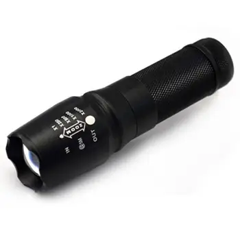 

8000LM T6 LED Zoomable Flashlight+18650 Battery+AC Wall Charger Torch Light Flashlight 26650 Handheld Light T6 LED