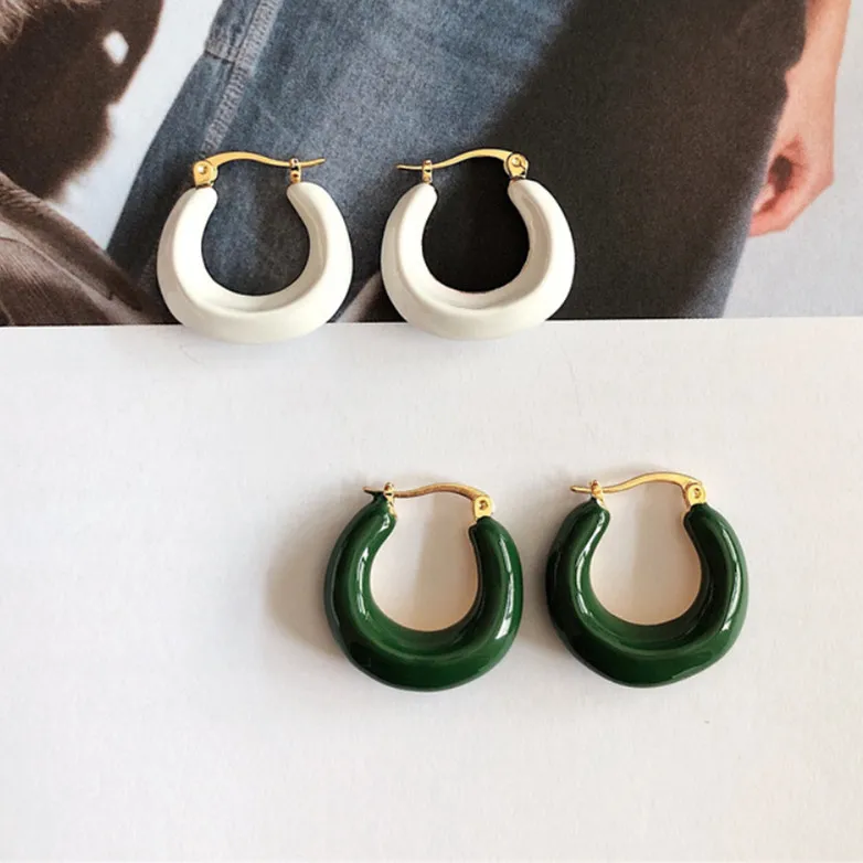 Серьги гвоздики в форме буквы С для женщин и девушек|Серьги-гвоздики| |