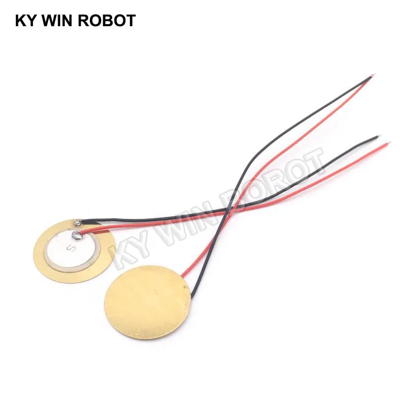 10 Pcs Piezoelectric Piezo Ceramic Wafer Plate Dia 20mm For Buzzer Loudspeaker