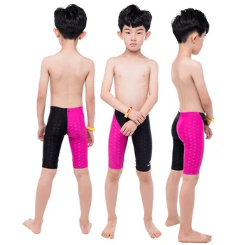 

hong xing bai ya Swimming Trunks Industry Shark CHILDREN'S Swimming Trunks BOY'S Big Boy in Pants Short Industry Game Training