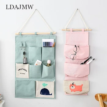 

Wall-mounted Storage Bag Animal Pattern Box Waterproof Door Wall Hanging Closet Organizers Living Room Office Hanging Bag