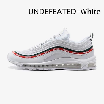 

MYMQ Stock X INRI Jesus 97 Women Men casual shoes Bred UNDEFEATED 97s Triple Black Sliver Bullet Sean mens Sports Sneakers