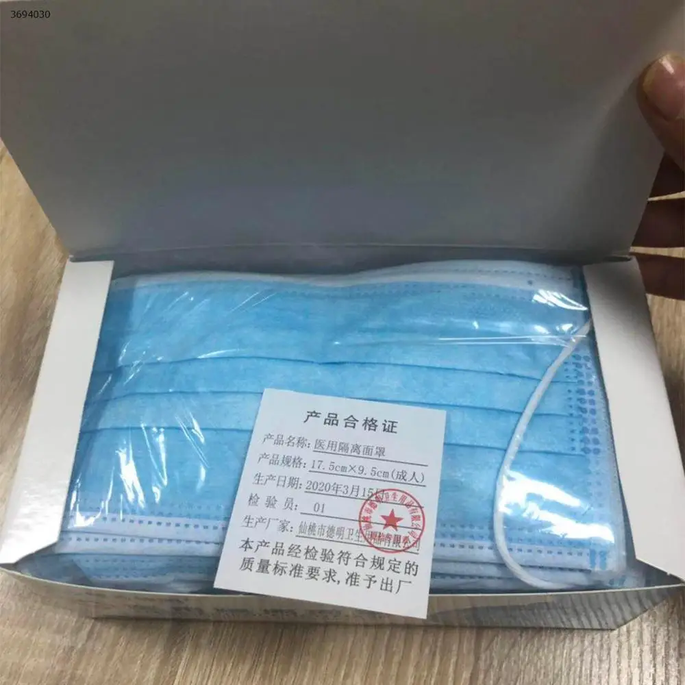 

10pcs/lot 3 layers Disposable Masks isolation dust-proof anti-virus breathetable respirador face mouth masks CE FDA Masks