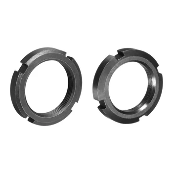 

uxcell 2pc Retaining 4-Slot Slotted Round Nuts M40/M42/M45/M35/M50/M50/M55/M56/M60 for roller bearing axial shaft pump valve