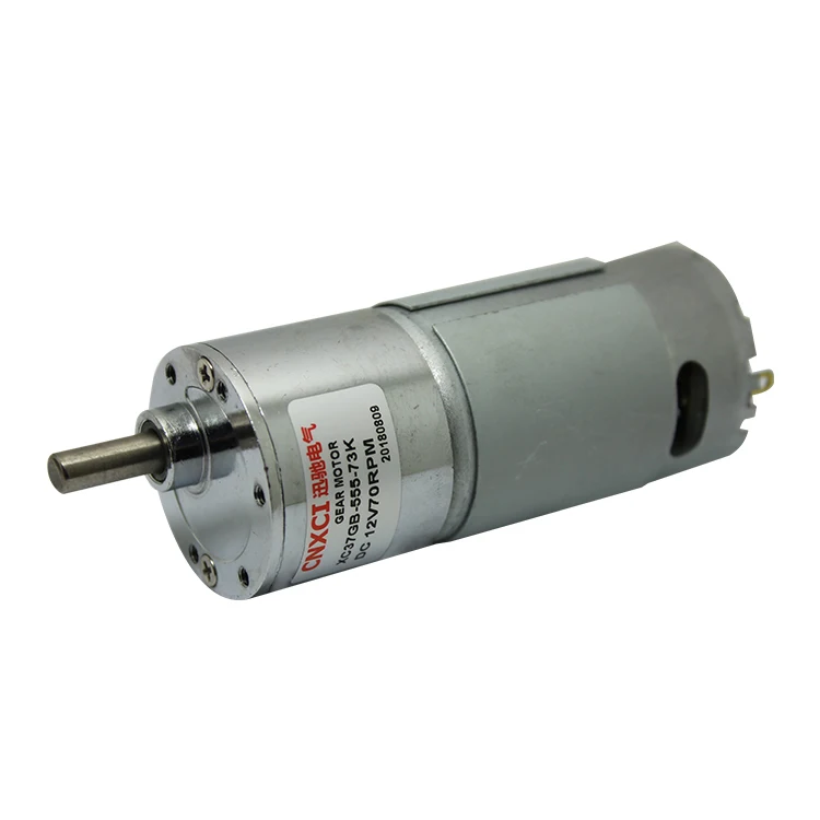 37GB555, dc12v 24v, 10-170RPM, miniature DC gear reducer motor, diy speed regulation, high torque